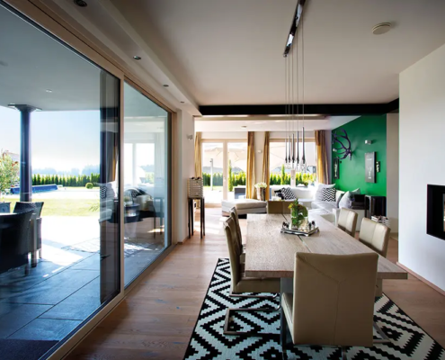 Kneer Süd Hebe-Schiebetür Sky Axxent grün Kneer Süd Hebe-Schiebetür Sky Axxent grün